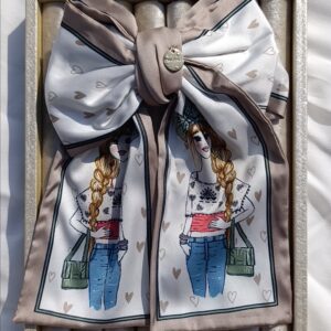 The Khaki "Boho Girl" Bow clip