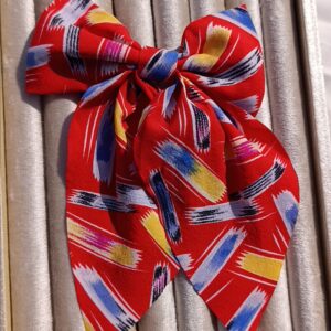 The Abstract Art Red Bow