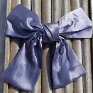 The Iridescent Lavender Satin Bow