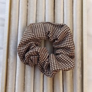 Glitz & Houndstooth Scrunchie