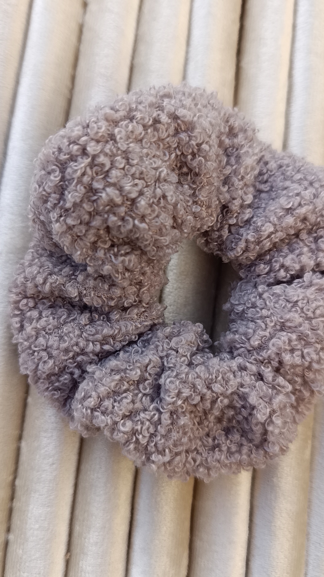 Teddy Bear Bouclé Scrunchie - Image 3