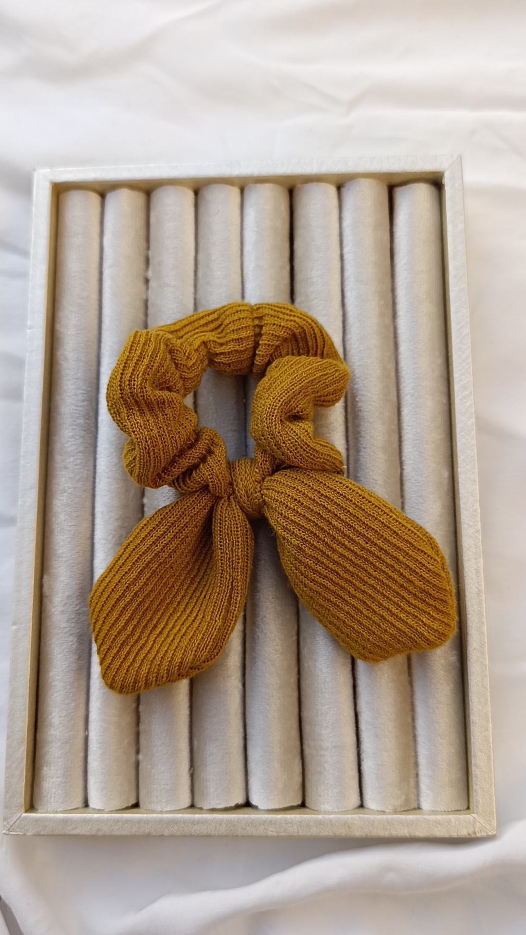 Mustard "Bunny Ear" Knit