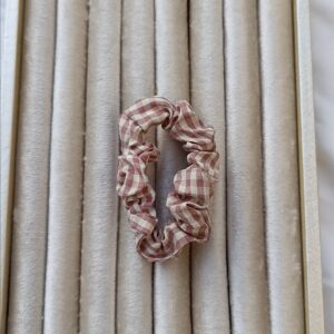 Gingham Check Scrunchie