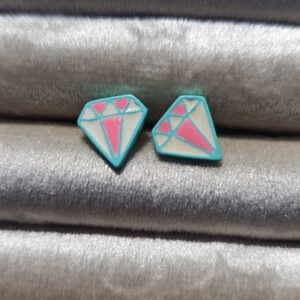 Pop-Art Diamond Studs