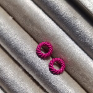 Twisted Hoop Studs