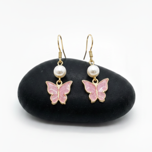 Stainless steel Butterfly Pearl Hooks