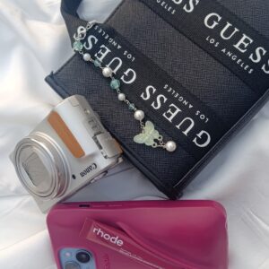 Iridescent Butterfly Phone Charm