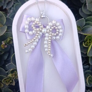 Bow Pearl KeychainÂ