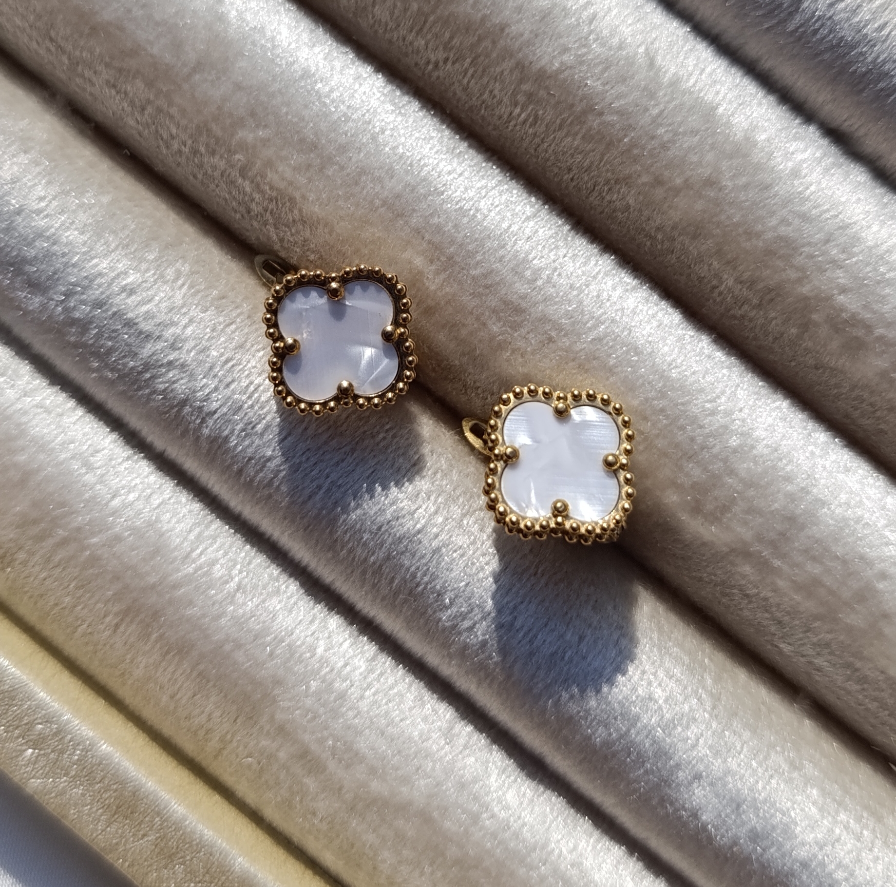 Pavé Halo Logo Studs - Image 2