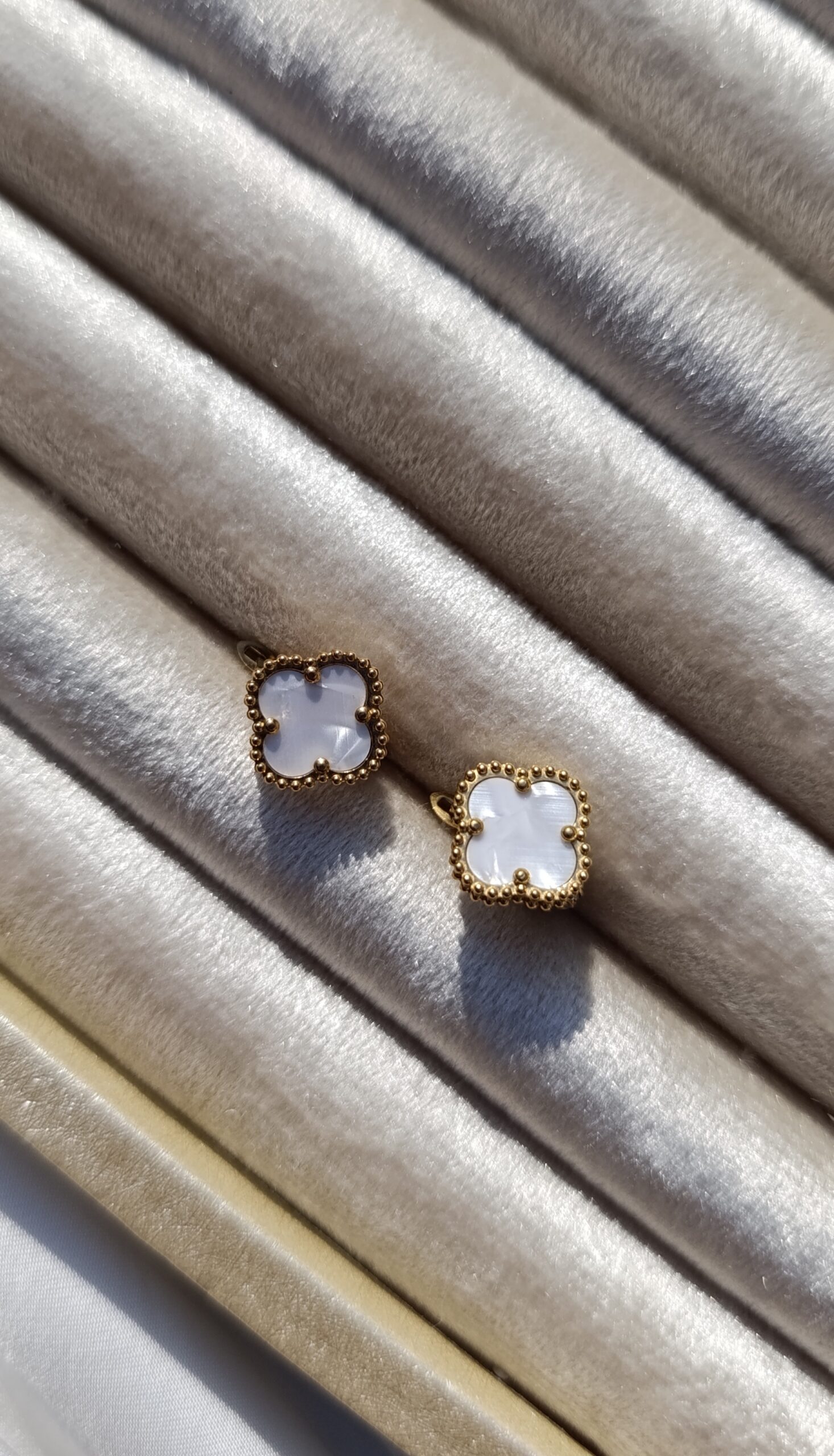 Pavé Halo Logo Studs