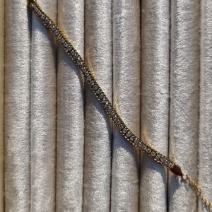 Twisted Rope Crystal Tennis Bracelet