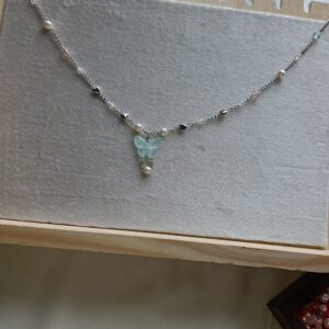 Iridescent Butterfly Pendant